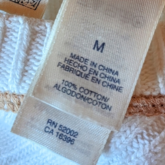 Stamp 10 Men's Cotton Ribbed Crewneck Sweater with Top-stitching. Sz M - Picture 7 of 12